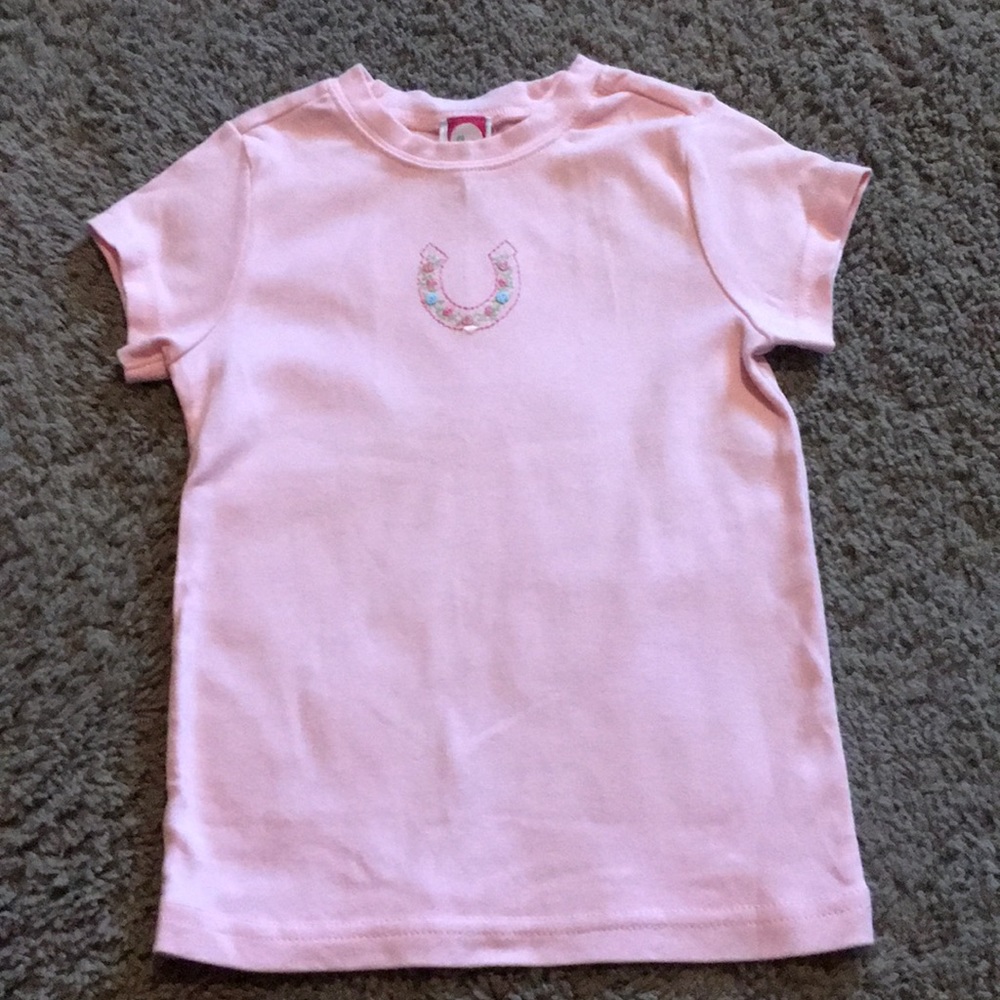 Vintage Gymboree Western Prairie horseshoe top Sz 5